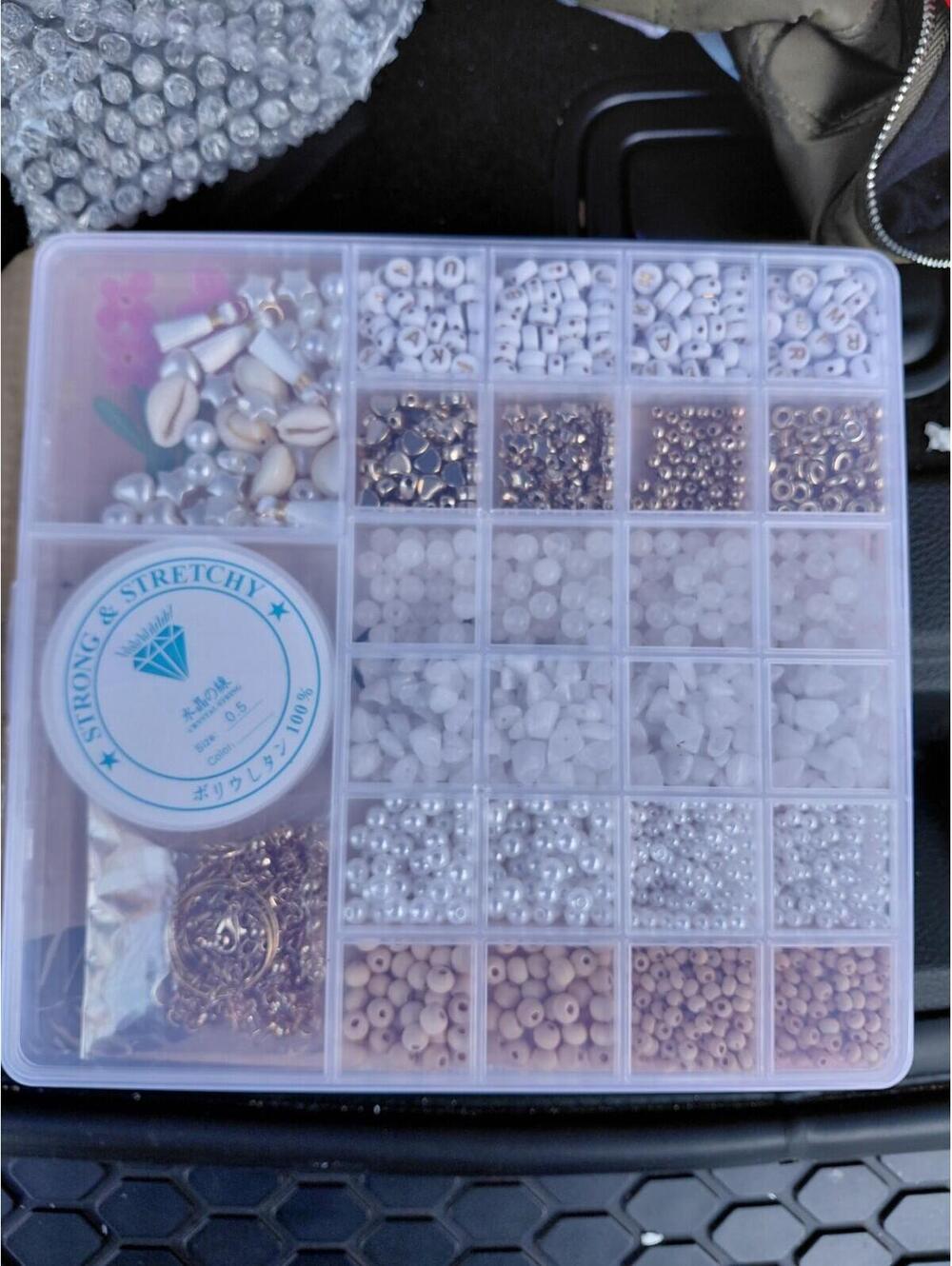Strong and stretchy craft beating bracelet shells